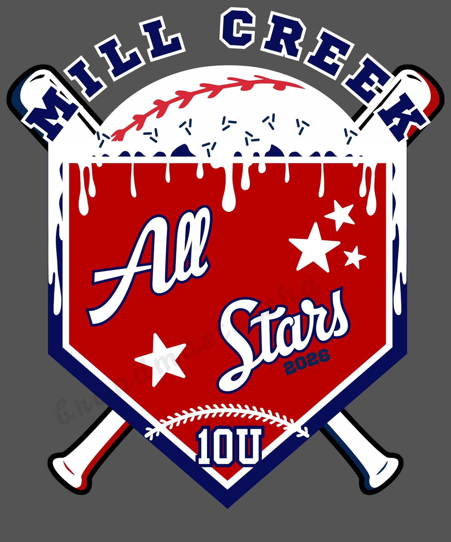 Mill Creek Baseball 10U All Stars T-Shirt