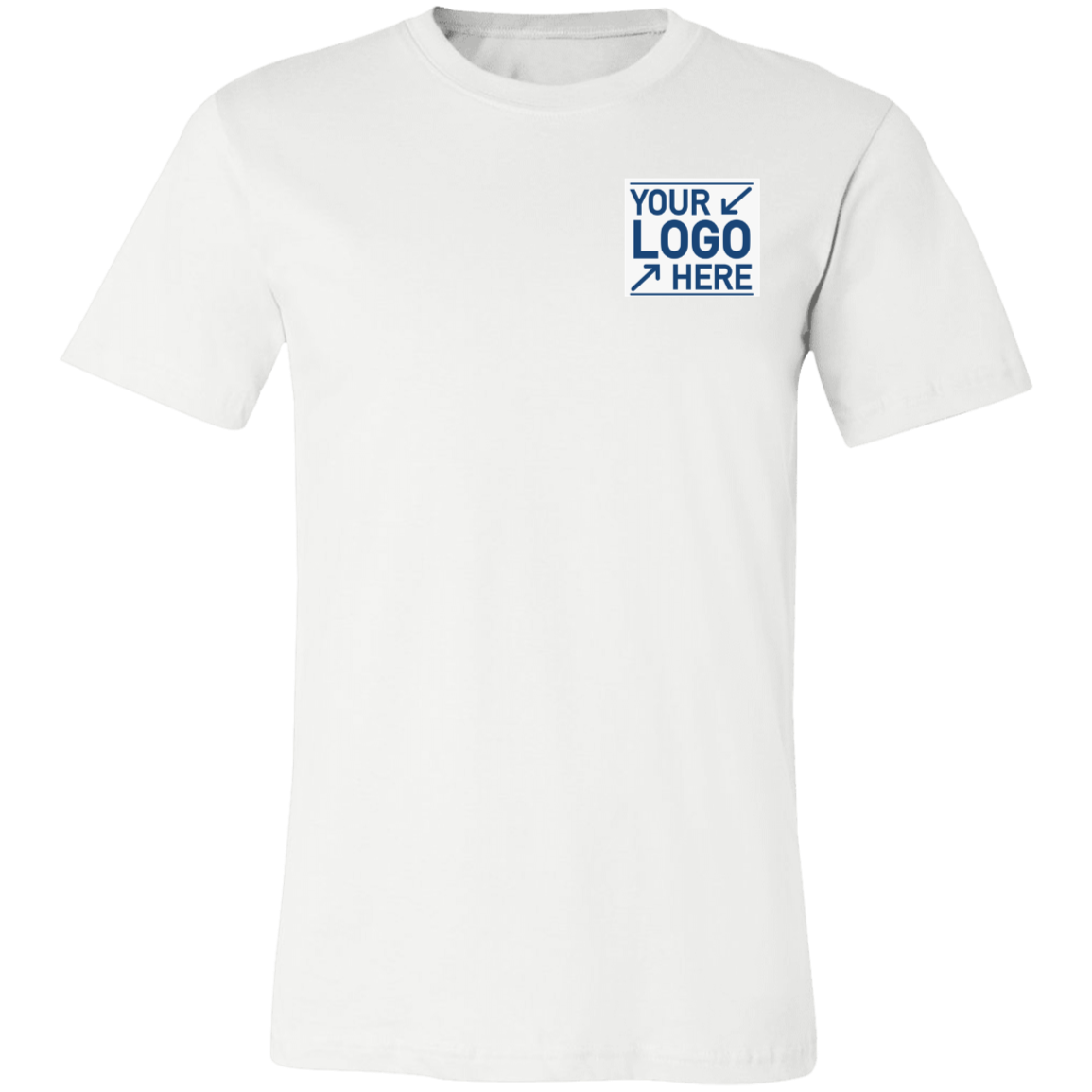 Short Sleeve T-Shirt - Add Your Logo to Front Chest