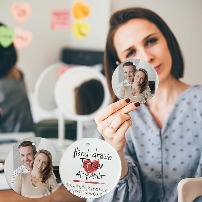 Ceramic Christmas Ornament with you custom design