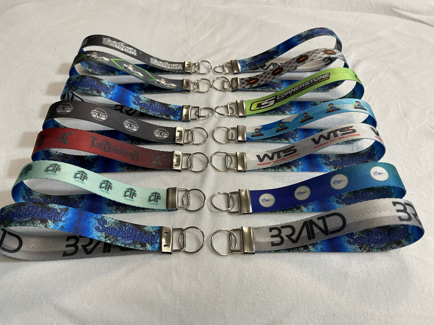 Custom Branded Keychain Lanyard Wristlet