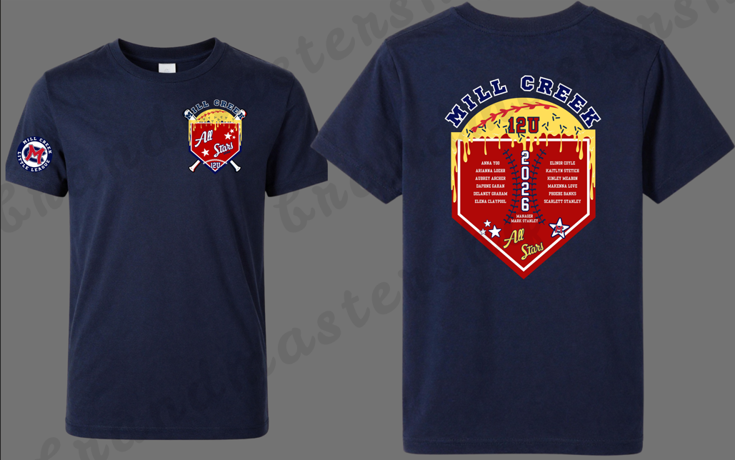 Mill Creek Softball 12UAll Stars T-Shirt