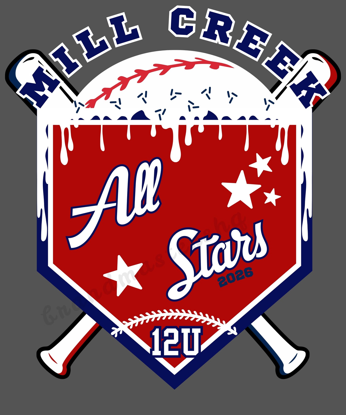 Mill Creek Baseball 12U All Stars T-Shirt