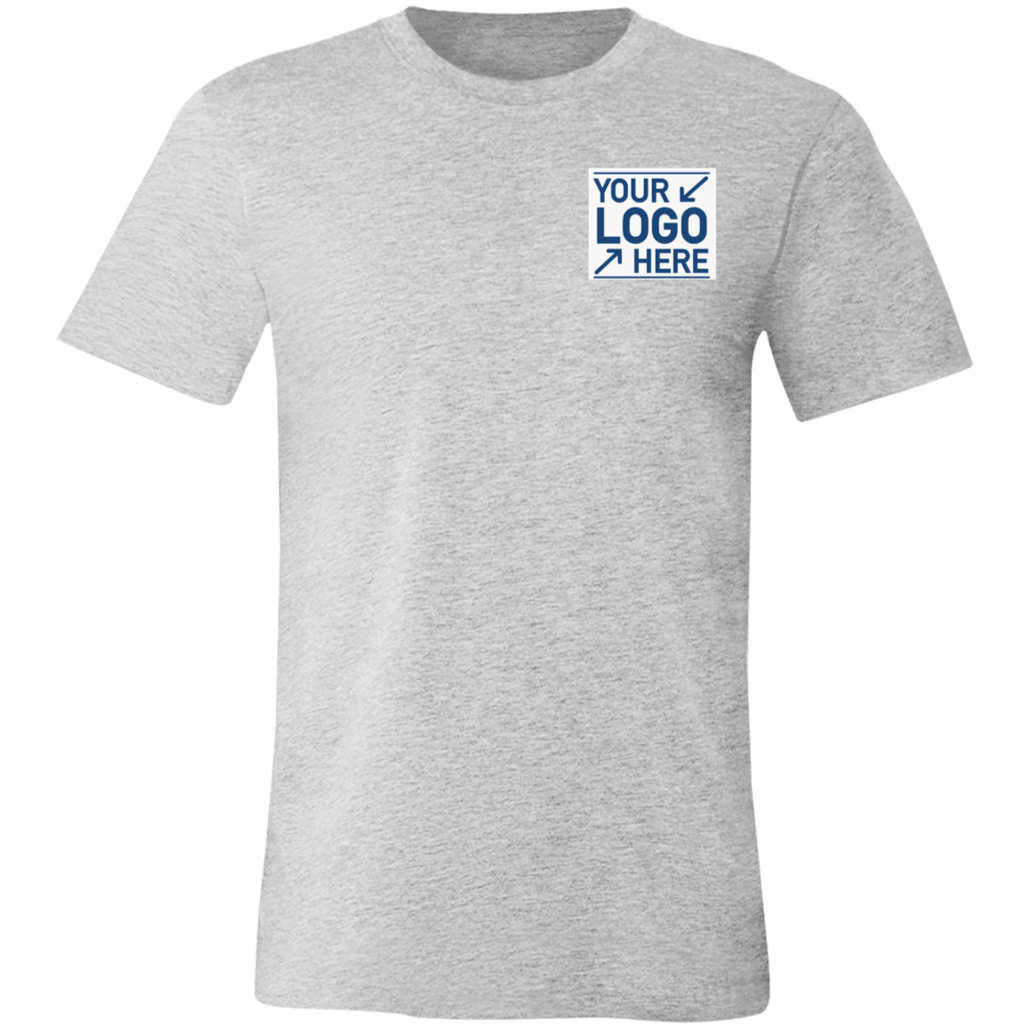 Short Sleeve T-Shirt - Add Your Logo to Front Chest